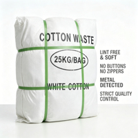 Chiffons d'essuyage industriels en coton recyclé, sans peluches, doux, en balles de 25 kg, vente chaude, pour le nettoyage des huiles, directement du fabricant