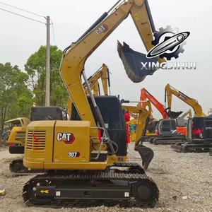 Excavatrice d'occasion Caterpillar 307, marque japonaise d'origine, 7 tonnes, sur chenilles en caoutchouc, taille moyenne, modèle 2024, godet de 0,35 m, moteur pour rapport - Product Image 4