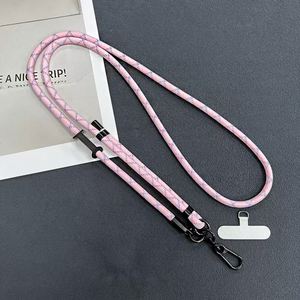 2025 Phone <b>Lanyard</b> Holder Multi-Color <b>Polyester</b> Paracord Jacquard Hook Adjustable Neck Strap with Mobile Phone Strap - Product Image 1