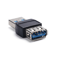 USB3.0 A mâle à un adaptateur d'extension court femelle adaptateur de transfert de données haute vitesse
