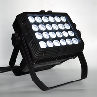Projecteur LED carré 24x15W RGBW UV 6 en 1, étanche pour extérieur, éclairage de scène, équipement DJ, discothèque, éclairage de piste de danse