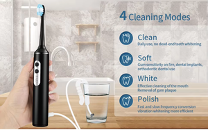Cepillo de Dientes Eléctrico Sónico Inteligente de Viaje Personalizado de Fábrica, 4 Modos de Limpieza, Recargable, IPX7, Suave, Blanqueador, para el Hogar - Product Image 5