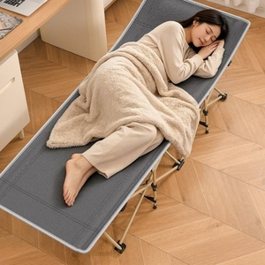 <span class=keywords><strong>Lit</strong></span> de camping pliable, <span class=keywords><strong>lit</strong></span> d'extérieur portable pour les siestes, le camping et l'usage domestique, disponible avec un auvent/parasol, <span class=keywords><strong>lit</strong></span> temporaire - Product Image 1