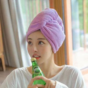Women's <b>Microfiber</b> Turban Hair <b>Towel</b> Quick-Dry Shower Cap for Long Hair Soft Bath Hats for Home Use - Product Image 2