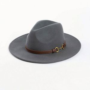 Wholesale Western Style 100% Wool Cowboy Fedora Hats With Belt High Quality Felt Hat - Product Image 6
