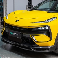 Kit carrosserie en fibre de carbone sèche de style PK pour Lotus Eletre, utilisé pour la modification de l'Eletre, comprenant un diffuseur avant et un kit carrosserie.