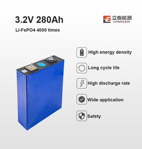 แบตเตอรี่ลิเธียมไอออนแบบแท่งปริซึม 3.2V 272Ah 280Ah สำหรับระบบพลังงานแสงอาทิตย์ รถยนต์ไฟฟ้า 280Ah พร้อมบัสบาร์และสลักเกลียว - Product Image 3