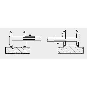 Étriers à joint annulaire monobloc en acier inoxydable à 23 degrés - Product Image 2