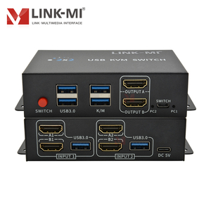 Conmutador KVM 4K 60Hz 2x2 USB <span class=keywords><strong>HDMI</strong></span>, conmutador KVM USB, 2 puertos, <span class=keywords><strong>monitor</strong></span> dual, conmutador continuo, conmutador <span class=keywords><strong>HDMI</strong></span> de vídeo - Product Image 4