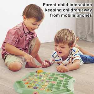 Jeu de société personnalisé pour enfants : Puzzle Fruits et Animaux, Échecs inversés, Jeu de société multijoueur, Trouver les paires, Élimination, Jeu de société parent-enfant - Product Image 3