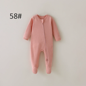 Mamelucos Personalizados de Manga Larga para Bebé, Pijamas con Cierre para Bebé, Mamelucos para Recién <span class=keywords><strong>Nacido</strong></span> - Product Image 1