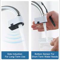 Adaptateur de robinet de cuisine sans contact capteur automatique Decocina évier de salle de bain mains libres robinet intelligent blanc moderne contemporain 50%