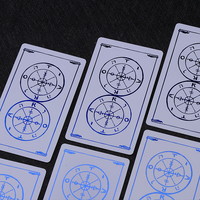 Impression de cartes de tarot et d'oracle personnalisées OEM ODM, bords dorés et argentés, holographiques, gaufrées, avec guide et boîte magnétique, faible MOQ