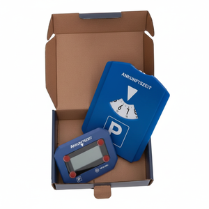 Disque de stationnement électronique numérique fiable, dissimulable d'un clic, accessoire automobile moderne en plastique - Product Image 2