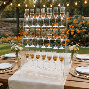 Wholesale Modern Clear Acrylic for <b>Wall</b> <b>Rack</b> with Customizable Color & Size for Wedding Use - Product Image 1