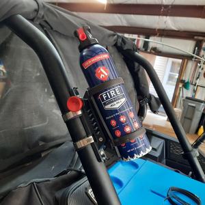 Kit de soporte de montaje de extintor de incendios de liberación rápida para <span class=keywords><strong>Jeep</strong></span> Wrangler JT TJ JKU JK JL/ UTV /ATV/vehículos/coche/barco/camión - Product Image 2