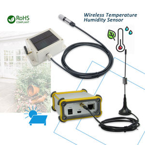 ระบบตรวจวัดอุณหภูมิระบบสัญญาณเตือนบ้านอัจฉริยะเซ็นเซอร์วัดอุณหภูมิความชื้นพลังงานแสงอาทิตย์ - Product Image 1