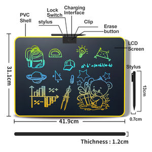 20 Zoll Factory Direct Digital Zeichenbrett für Kinder Flexibles Bildschirm Zeichenbrett Auto Geschenk für Kinder Schreib praxis - Product Image 6