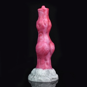 ของเล่นทางเพศรูปสัตว์ ยี่ห้อ YOCY รุ่น Monster Dildo รูปทรงสุนัข มีปม ขนาดใหญ่ พร้อมจุกดูดสุญญากาศ ทำจากซิลิโคน สำหรับผู้หญิงและผู้ชาย ใช้สำหรับช่วยตัวเอง - Product Image 4