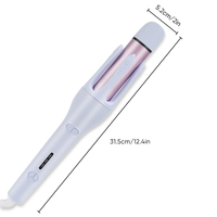Professionnel 2-en-1 Auto Fer À Friser Automatique Salon Lisseur Bigoudi PTC LED LCD Nouveau Design Céramique Électrique ROHS