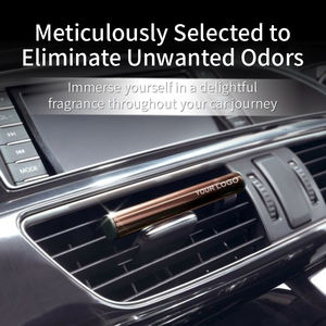 Pour voiture Mate Logo personnalisé solide liquide Gel gelée parfum bouteille en verre suspendu évent Clip pour voiture <span class=keywords><strong>d</strong></span>ésodorisant bois métal - Product Image 2