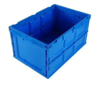 便宜的可折叠可折叠塑料食品级储物箱容器水果仓库托盘箱