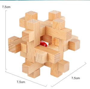 Rompecabezas Ecológico No Tóxico <span class=keywords><strong>en</strong></span> Oferta, Cubo de Rompecabezas, Juegos de Ingenio, Rompecabezas de Madera para Niños de <span class=keywords><strong>5</strong></span> a <span class=keywords><strong>7</strong></span> Años y Adultos - Product Image 6
