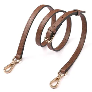 1.2cm tas kulit membuat aksesoris pegangan dan tali untuk tas tangan tas kulit tali pegangan untuk panjang champ