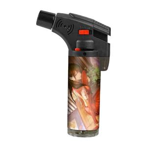 2023 Offre Spéciale logo personnalisé Portable prix le moins cher en gros puissant briquet torche oblique rechargeable de haute qualité - Product Image 1