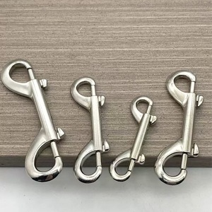 Crochet à ressort à double extrémité en acier inoxydable 316, 4-1/<span class=keywords><strong>2</strong></span> pouces, hautement poli, clips de plongée sous-marine, lien de connexion, industrie lourde - Product Image 1