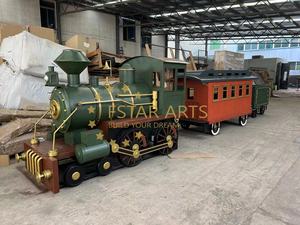 Modèle <span class=keywords><strong>de</strong></span> moteur <span class=keywords><strong>de</strong></span> parc avec logo personnalisé Locomotive à vapeur en direct <span class=keywords><strong>Train</strong></span> d'art en métal <span class=keywords><strong>Train</strong></span> moteur décoratif à impression carrée en fer - Product Image 5