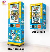Máquina Expendedora de Cartas Coleccionables Inteligente, Mini, con API y SDK Disponibles, Montada en la Pared, con Lector de Tarjetas para la Venta de Paquetes de Cartas Pokémon