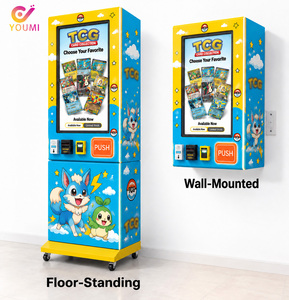 เครื่องจำหน่ายการ์ดเกม TCG แบบติดผนัง พร้อมเครื่องอ่านการ์ด รองรับ API และ SDK สำหรับขายแพ็คการ์ดโปเกมอน - Product Image 4