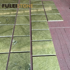 Polished of Verde <strong>Pavone</strong> used for wall - Product Image 2