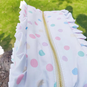 Commercio all'ingrosso moda bellezza colorata Mini con cerniera borsa <span class=keywords><strong>cosmica</strong></span> stampa cotone per ragazze scatola per il trucco - Product Image 3