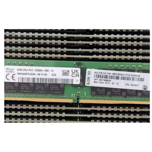 64GB Memory 06200323 M432R64 DDR4 Ecc 3200MHZ 4g*4bit Server