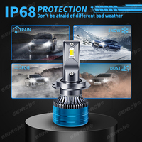 Offre Spéciale haute qualité tricolore K6 phare LED voiture H1 H3 H7 H11 3570 puce phare LED 9005 9006 9012 Auto LED lumières
