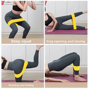 Bandas de resistencia mini de látex natural con MOQ bajo, antideslizantes y elásticas para entrenamiento de glúteos y muslos. - Product Image 5