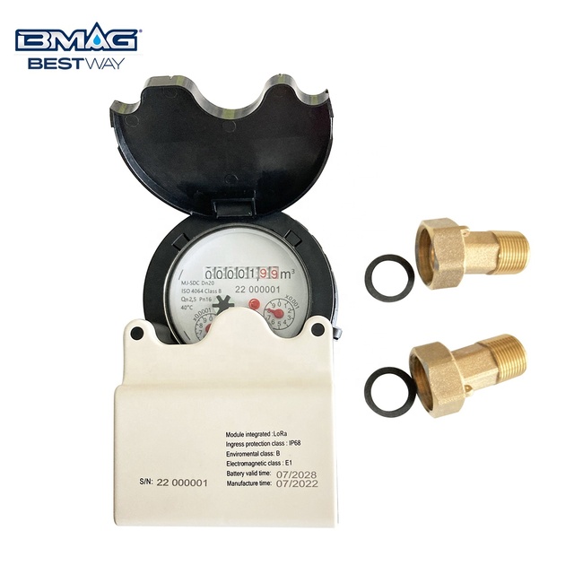 BMAG Plastic/Brass/SS Smart Lora Module Multi Jet Water Meter