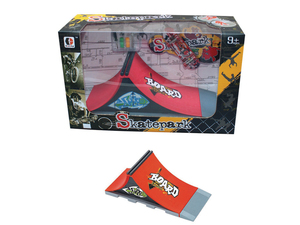 Fingerboard Skateboard Rampe En Plastique <span class=keywords><strong>Mini</strong></span> Finger Boards <span class=keywords><strong>Skate</strong></span> avec Roues et Camion Fingerboard <span class=keywords><strong>Skatepark</strong></span> - Product Image 2