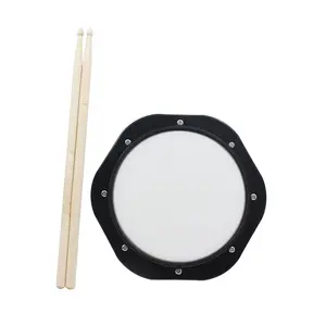 Melhor Tambor Dumb Tunable Com Baquetas E Saco De Transporte 10 Polegadas Drum Prática Pad