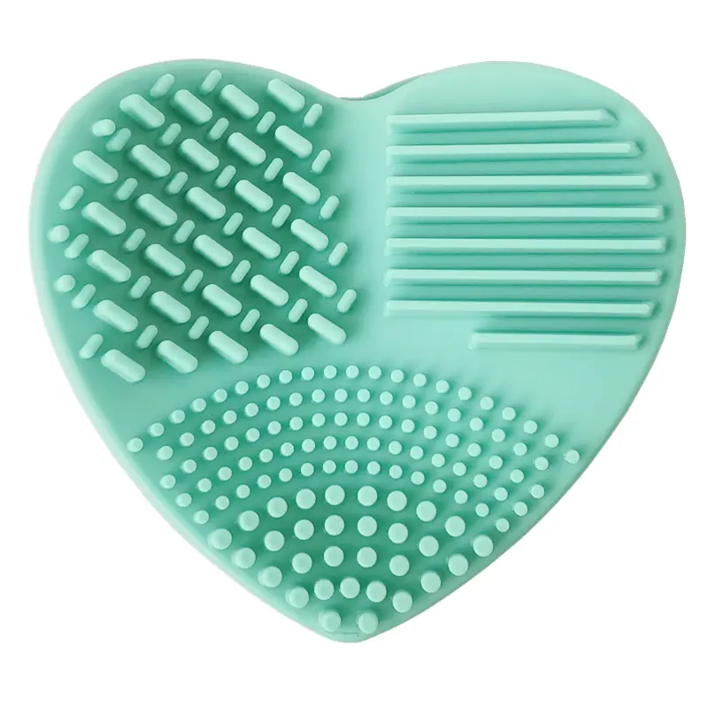 Siliconen Hartvorm Multi-Texture Oppervlakte Cosmetische Make-Up Borstel Reiniger Pad Mat Reiniging Scrubber Gereedschap