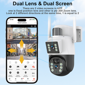 20X Zoom Tuya 8MP 4G Sim Card Solar Battery Dual Lens Pan-Tilt Outdoor Waterproof Audio <strong>Motion</strong> Detection WiFi Security <strong>Camera</strong> - Product Image 6