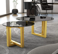 Industrielle Esszimmer-Tischbeine in Gold, Moderne X-Form, Schwarze Metall-Tischfüße 7,5'', Möbelbeine für DIY Eisen-Couchtisch-Beine