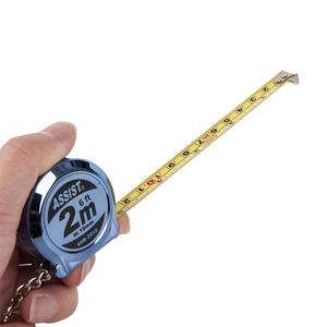 Ruban à mesurer rétractable 2m / 6 pieds Mini porte-clés ruban à mesurer métrique - Product Image 4