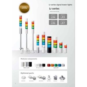 MS-PATLITE LR5-302PJBW-RYG ไฟสัญญาณ LED 3 ชั้น ขนาด 50 มม. สำหรับระบบอัตโนมัติ สินค้าใหม่และของแท้ในสต็อก - Product Image 4