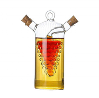 Botol Penyimpanan Kecap Cuka Minyak Dapur Modern Multifungsi Ramah Lingkungan dari Kaca Borosilikat Tahan Panas