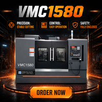 Centre d'usinage vertical CNC 5 axes VMC1580, broche BT50, commande FANUC/GSK, fraiseuse robuste