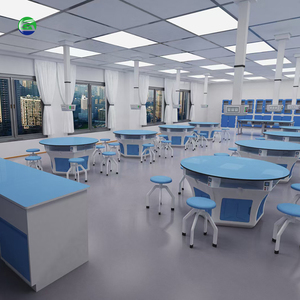 Mesa <span class=keywords><strong>de</strong></span> Laboratorio <span class=keywords><strong>de</strong></span> Física Moderna para Escuelas y Hospitales con Panel Ajustable, <span class=keywords><strong>Banco</strong></span> <span class=keywords><strong>de</strong></span> <span class=keywords><strong>Trabajo</strong></span> Resistente a la Corrosión para Uso en Laboratorios Educativos - Product Image 4