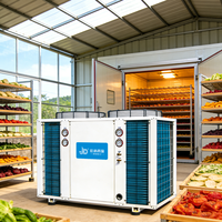 JIADA Luchtbron Warmtepomp Droger voor Fruit en Groentechips |   Hoge-temperatuur dehydrator voor groenteverwerking 380V energiezuinig